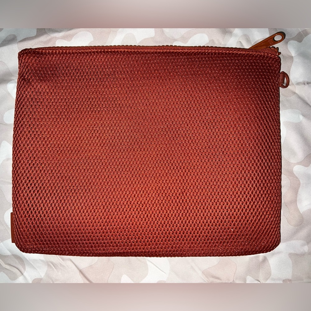 dagne dover XL parker pouch in clay red